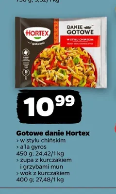 Gotowe danie Hortex w stylu chińskim promocja w Netto