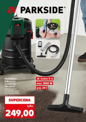 Odkurzacz kominkowy PAS 20 A1 moc zaasania 17 kPa (170 mbar), 4-obrotowe kółka promocja w Kaufland