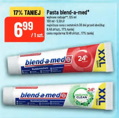 Pasta do zębów Blend-a-med Rundumschutz Classic promocja w POLOmarket