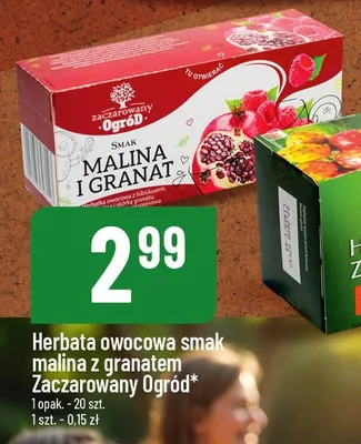 Herbata owocowa smak malina z granatem promocja w POLOmarket