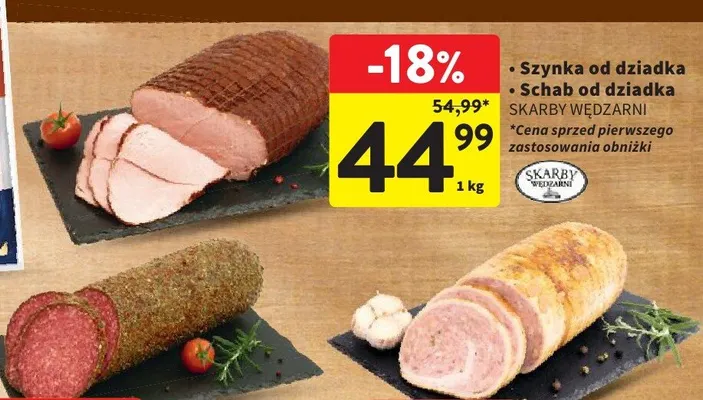 Wędliny Skarby Wędzarni promocja w Intermarche