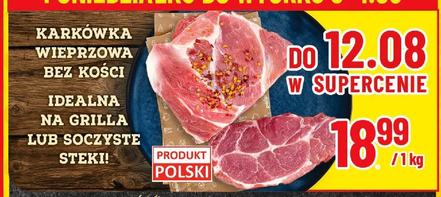 Karkówka wieprzowa bez kości promocja w POLOmarket
