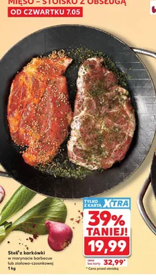 Stek z karkówki w marynacie barbecue promocja w Kaufland