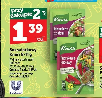 Sos sałatkowy balsamiczny z ziołami Knorr promocja w TOPAZ