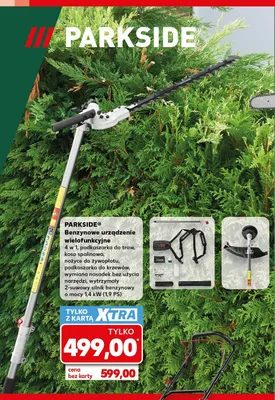 Benzynowe urządzenie wielofunkcyjne PARKSIDE 4 w 1 promocja w Kaufland