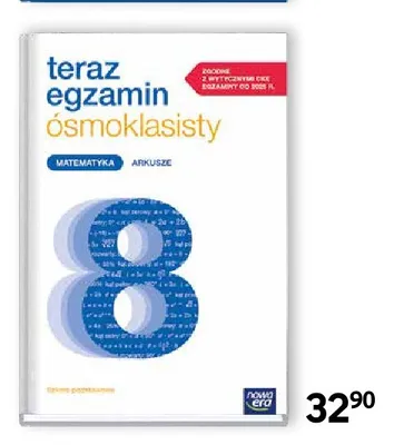 Książka Teraz egzamin ósmoklasisty Matematyka Arkusze Nowa Era promocja w Empik