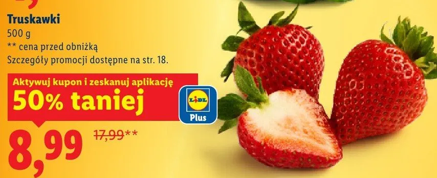 Truskawki promocja w Lidl