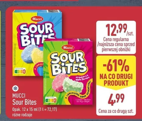 Lody Mucci Sour Bites promocja w Aldi