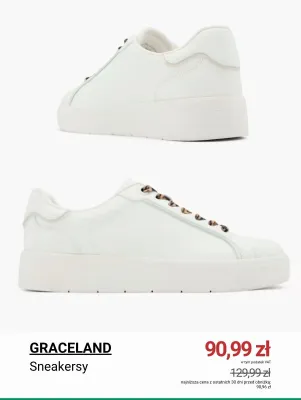 Sneakersy damskie Graceland promocja w Deichmann