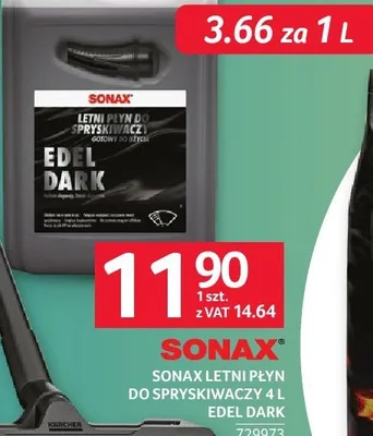 Płyn Sonax do spryskiwaczy Edel Dark 4 L promocja w Selgros