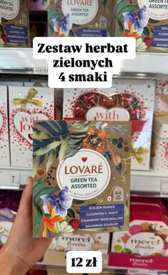 Zestaw herbat zielonych Lovaré 4 smaki promocja w Dealz