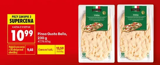 Pinsa Gusto Bello promocja w Biedronka