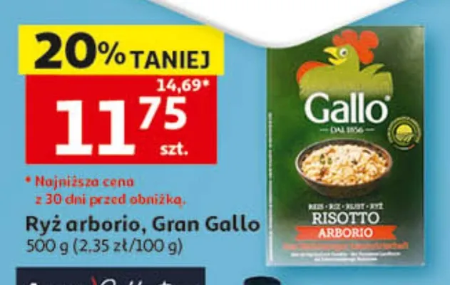 Ryż arborio Gran Gallo promocja w Auchan