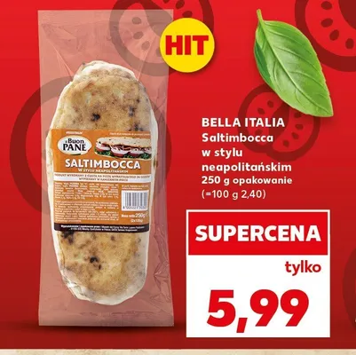 Saltimbocca w stylu neapolitańskim Bella Italia promocja w Kaufland