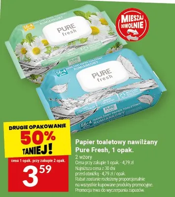 Papier toaletowy nawilżany, 1 opak. promocja w Twój Market