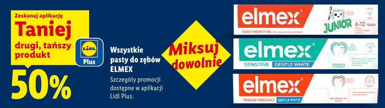 Wszystkie pasty do zębów promocja w Lidl