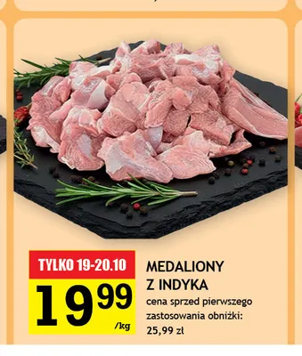 Medaliony z indyka promocja w Gram Market