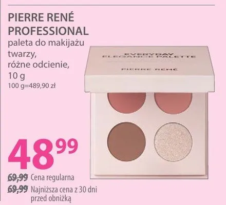 Paleta do makijażu twarzy, różne odcienie promocja w Hebe