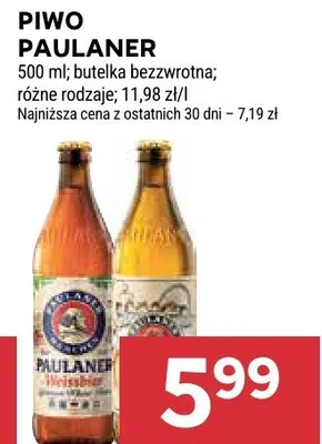Piwo Paulaner promocja w Stokrotka