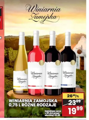 Wino Winiarnia Zamojska promocja w Wafelek