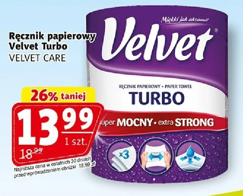 Ręcznik papierowy Turbo mocny extra strong promocja w Prim Market