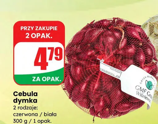 Cebula dymka czerwona promocja w Dino