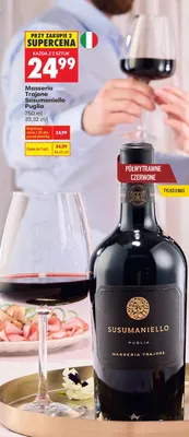 Wino Susumaniello Puglia promocja w Biedronka