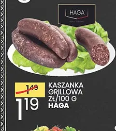 Kaszanka Grillowa Haga promocja w Wafelek