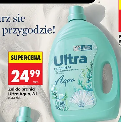 Żel do prania Aqua promocja w Biedronka