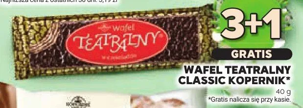 Wafel teatralny Classic promocja w Stokrotka