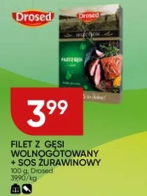 Filet z gęsi wolnogotowany + sos żurawinowy promocja w Chata Polska