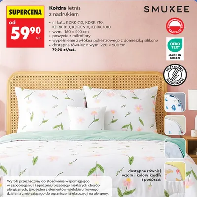 Kołdra letnia z nadrukiem promocja w Biedronka