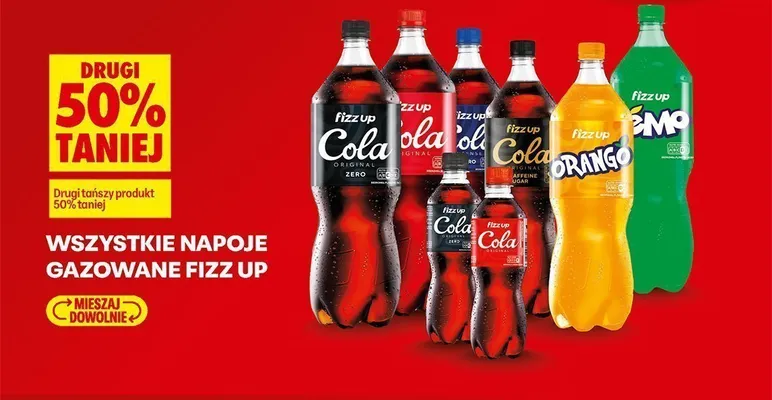 Napój gazowany Fizz Up Orango promocja w Biedronka