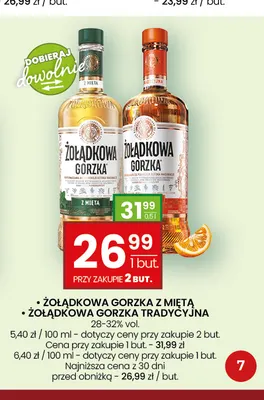 Żołądkowa Gorzka z miętą promocja w Twój Market