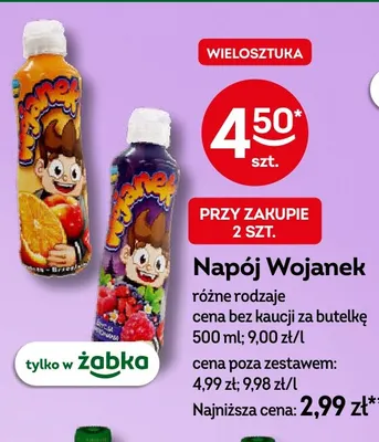 Napój Wojanek promocja w Żabka