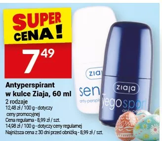 Antyperspirant w kulce promocja w Twój Market
