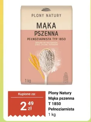 Mąka pszenna T 1850 pełnoziarnista promocja w Biedronka
