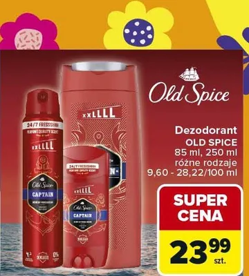 Dezodorant Old Spice różne rodzaje promocja w Carrefour Market