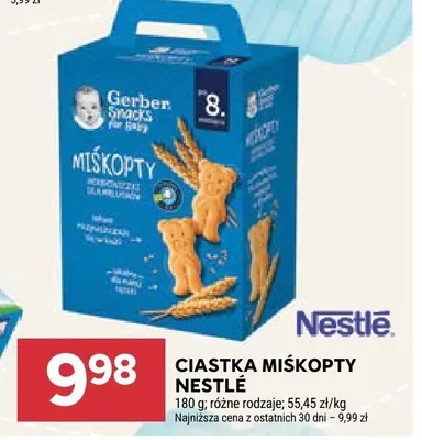 Ciastka Miśkopty Nestlé promocja w Stokrotka
