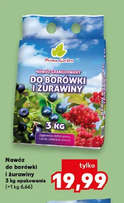 Nawóz granulowany do borówki i żurawiny Prima Garden promocja w Kaufland