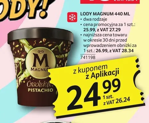 Lody Magnum promocja w Selgros