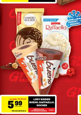 Lody Kinder Bueno White promocja w Gram Market