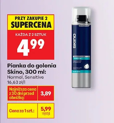 Pianka do golenia Normal promocja w Biedronka