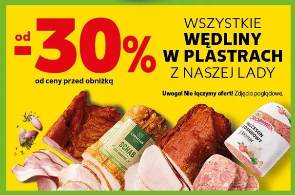 Wszystkie wędliny w ladach z naszej lady promocja w Kaufland
