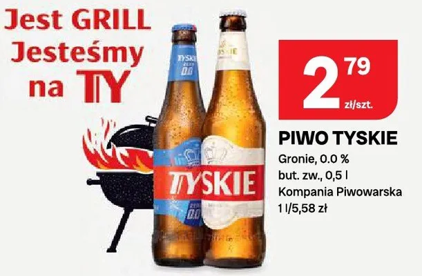Piwo Tyskie Gronie promocja w Chorten