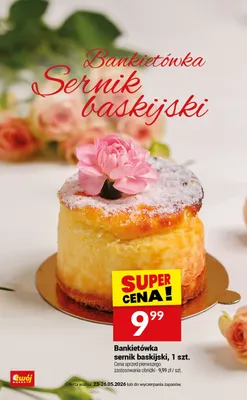 Bankietówka sernik baskijski promocja w Twój Market