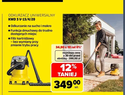 Odkurzacz uniwersalny Kwd 3V-15/4/20 Kärcher promocja w Carrefour