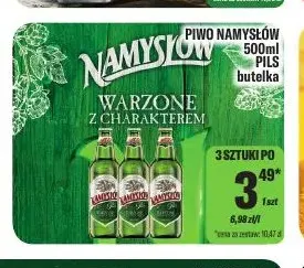 Piwo Namysłów Pils promocja w Tomi Markt