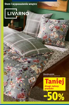 Pościele Livarno promocja w Lidl