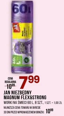 Worki na śmieci magnum flex&strong promocja w Drogerie Natura